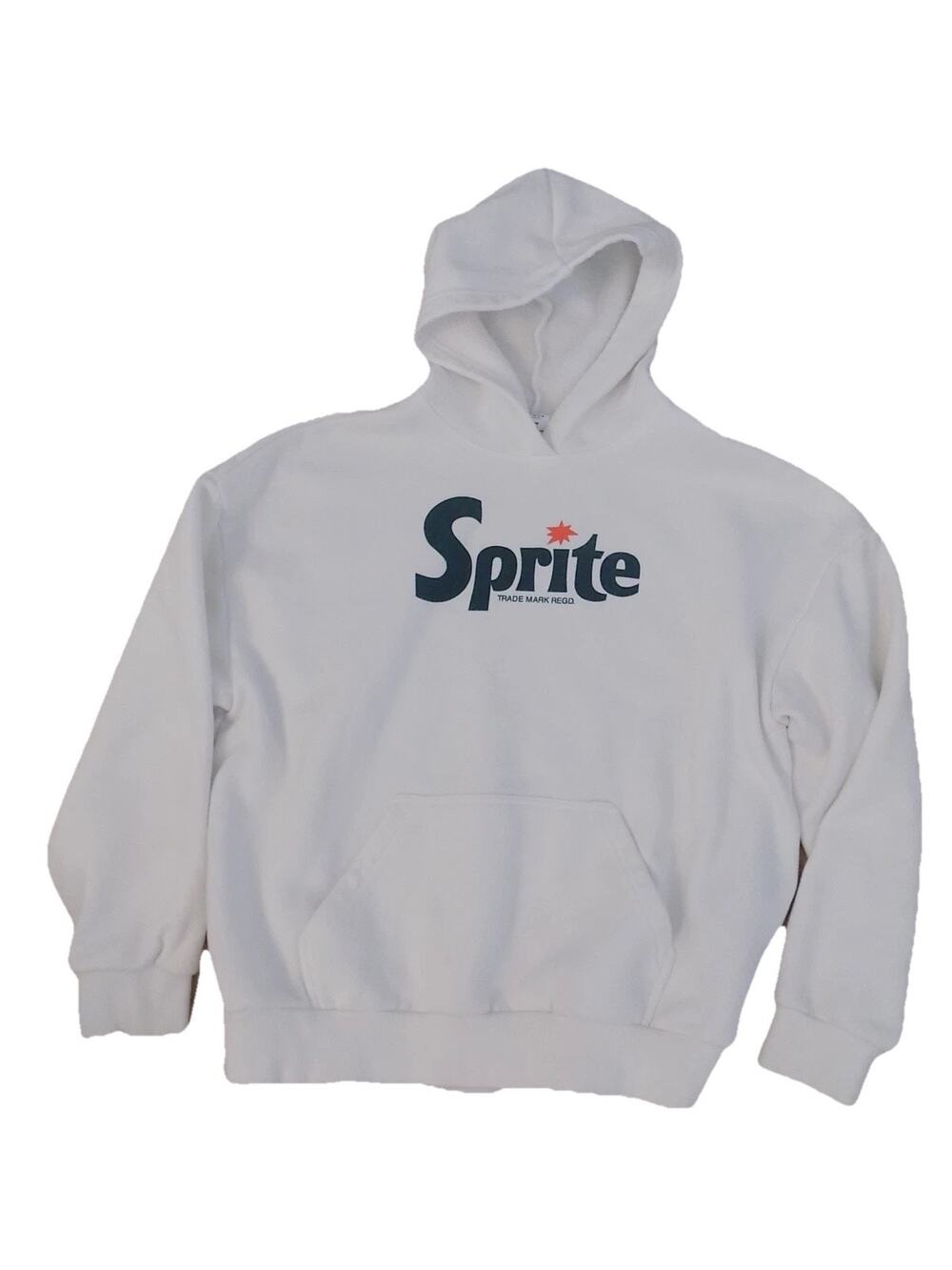 PacSun Coca-Cola Sprite White Pullover Hoodie Sweatshirt Unisex size Medium
